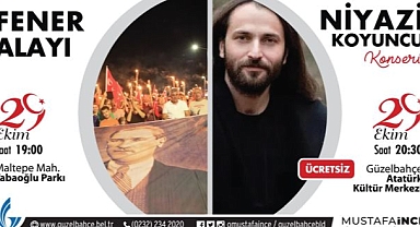 Güzelbahçe'de 29 Ekim coşkusu