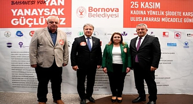 Bornova’dan “Kadına Şiddete Hayır”