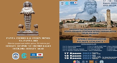 Herakleitos Felsefe Günleri, Efes Selçuk'ta yapılacak