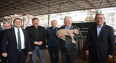 Torbalı'da üreticiye küçükbaş desteği