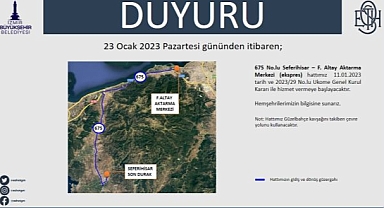 Seferihisar'a ESHOT’tan ekspres otobüs