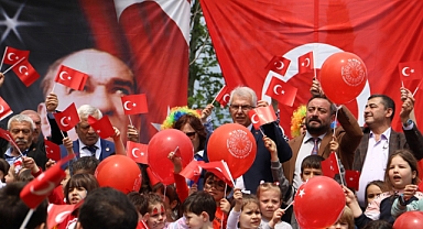 Ödemişli çocuklar 23 Nisan’ı coşkuyla kutladı