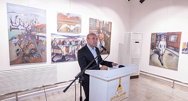 Sanatçı Akşit’in “Kadıköy’den İzmir’e-Mahallede İnsan” sergisi açıldı