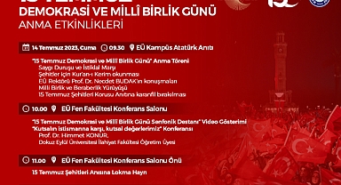 Ege Üniversitesinde bir dizi etkinlikle anılacak