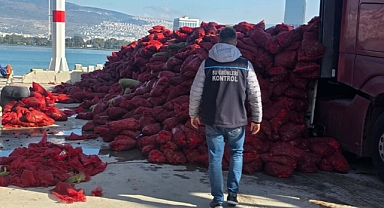İzmir’de 27 Ton Kaçak Midye Ele Geçirildi