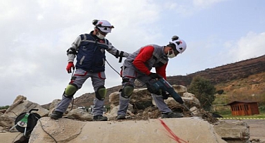 Seferihisar Arama Kurtarma Ekibi afetlere karşı hazırlıklarını sürdürüyor