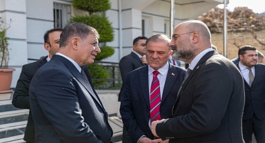 Özgür Özel ve Başkan Tugay Hatay'da 