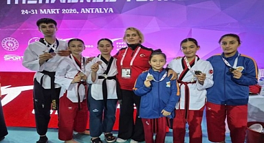 Uluslararası şampiyonada madalya yağmuru