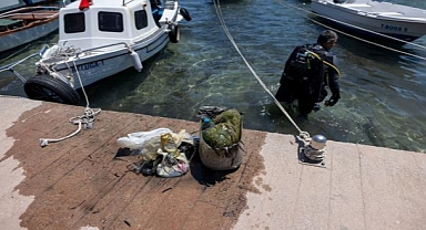 Plajdan 750 kilogram atık toplandı
